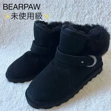 미사용급 BEARPAW 베어파우 어그 부츠 숏부츠 블랙