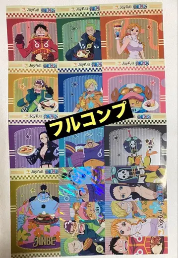 [원피스] 조이풀 콜라보 클리어 파일 컴프 12장