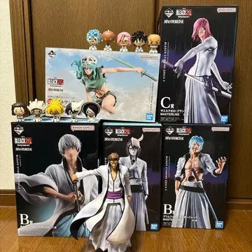 BLEACH 제일복권 피규어 아이젠 긴 우르키오라 네리엘 세트