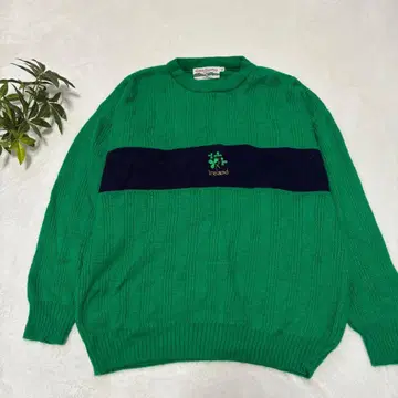 아일랜드제 구제 의류 CELTIC COUNTRY 자수 니트 스웨터
