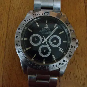ELGIN 크로노그래프 손목시계 100m 방수
