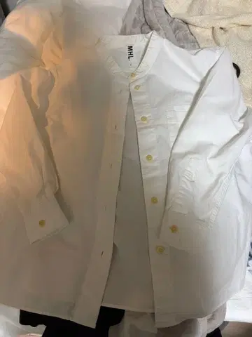 MHL. 화이트 긴팔 셔츠 II