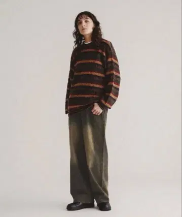 WISH FOREVER 보더 니트 L 사이즈