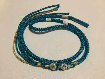 후리소데용 순수 실크 허리띠