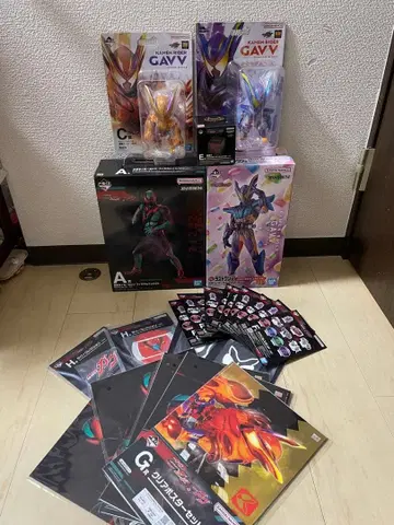 제일복권 가면라이더 젝스&가브 피규어 세미 컴플리트 세트