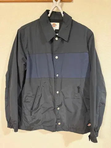 DICKIES 나일론 자켓 네이비/블랙