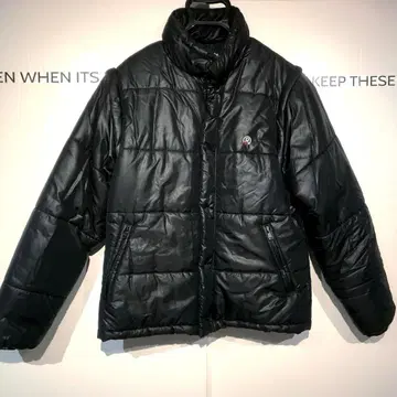 [새상품급] RealBvoice 다운 자켓 아우터 베스트 남성용 블랙 M