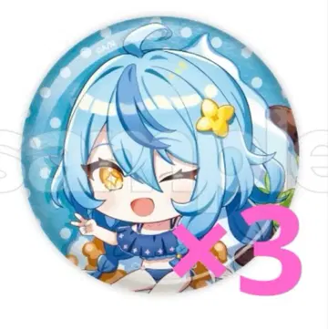 니지산지 Splash Summer 스크래치 타마노이 나나 캔뱃지 3개