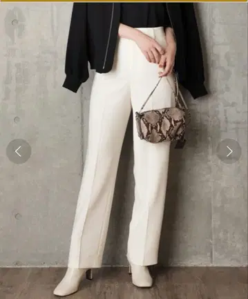 23구 MY STANDARD 와이드 팬츠 38 아이보리