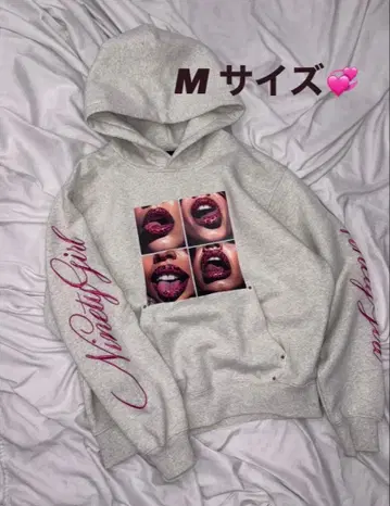 NinetyGirl 그레이 M 사이즈 후드티