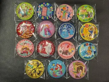 Disney Characters 자수 캔뱃지 비스킷 2 풀 컴프 세트