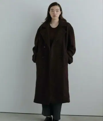 anuke 앙누크 브라운 롱 코트 사이즈 38