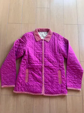 Harriss 핑크 퀼팅 자켓