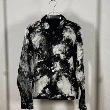 CoSTUME NATIONAL 데님 페인트 자켓 페인트 가공