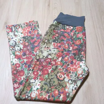 와코루 팬츠 M 꽃무늬
