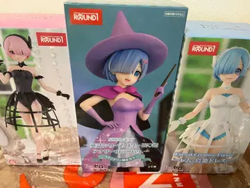 ROUND1 렘 라무 피규어 3체 세트