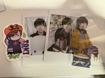 Toki AXIZ WAVE 폴라로이드 클리어 카드 스티커 세트