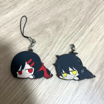 [ 메카쿠시티 액터즈 ] [ 다루~ㄴ ] 러버 스트랩 세트 쿠로하 아야노