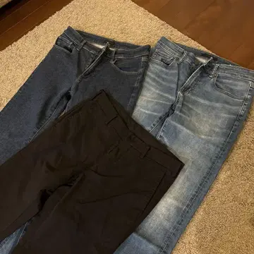 유니클로 데님 팬츠 치노 팬츠 3종 세트