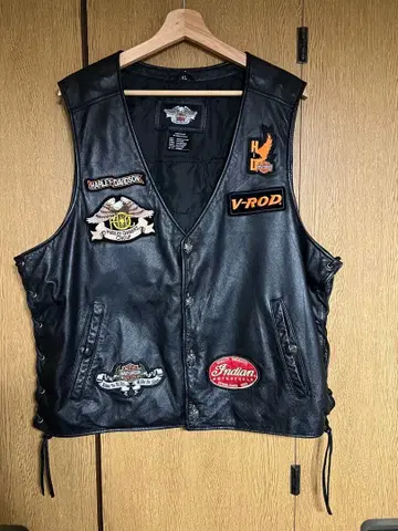 Harley-Davidson 가죽 베스트