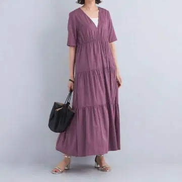 INDIA 티어드 원피스