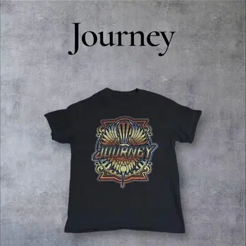 Journey (저니) 2016년 투어 티셔츠 밴드 티셔츠 블랙