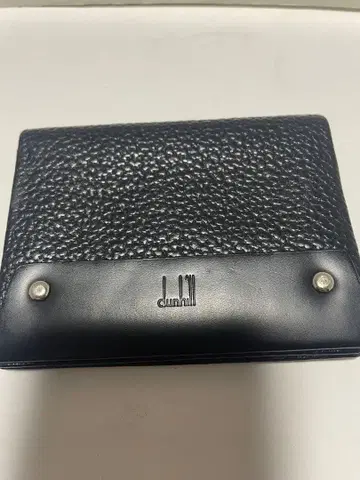 dunhill 블랙 가죽 명함지갑