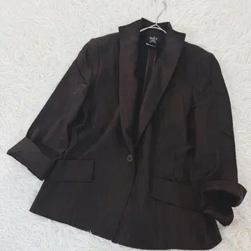 모가 스탠드 카라 테일러드 자켓 린넨 일본제