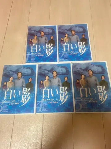 하얀 그림자 DVD 전 5화 세트 렌탈 상품이 아닌 정품