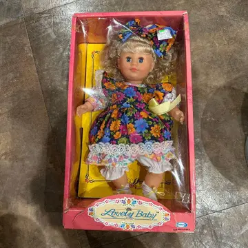 [ 90년대 빈티지 ] USA Lovely Baby 꽃무늬 인형