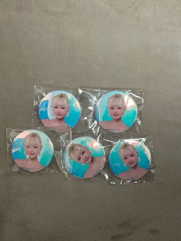 ME:I 이이다 시즈쿠 캔뱃지 5개 세트