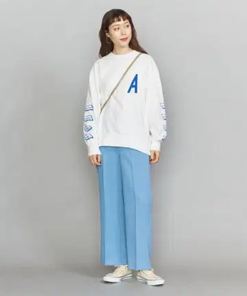 Americana A 로고 긴팔 티셔츠