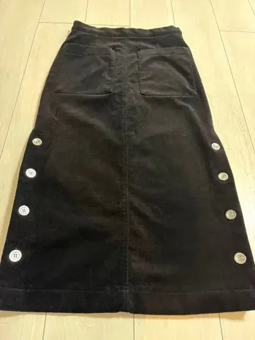 Do CLASSE 블랙 코듀로이 타이트 스커트