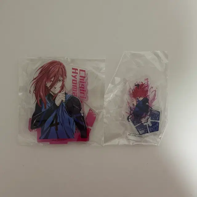 블루록 치기리 효마 아크릴 스탠드 2종