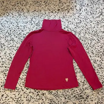 닥스 핑크 터틀넥 긴팔 상의 M