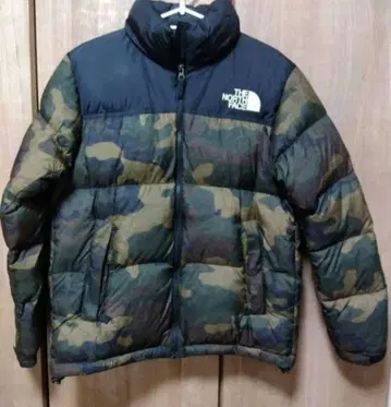 THE NORTH FACE 카모플라쥬 다운 자켓 M