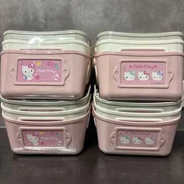 아베일 헬로키티 미니 말랑이 양동이 3개 세트 x 4개 산리오 핑크