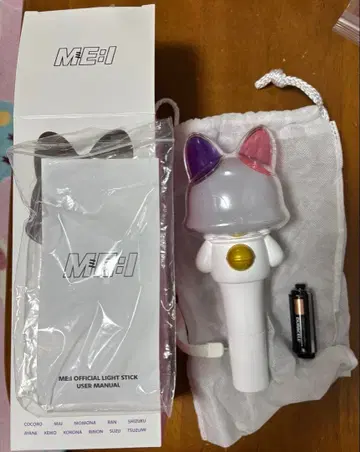 ME:I 공식 응원봉 고양이 귀 디자인