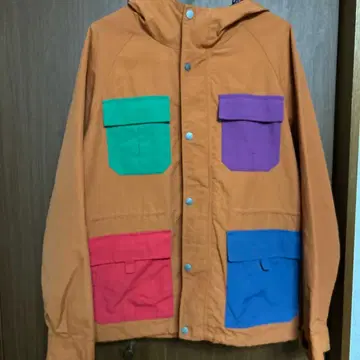 TITICACA 컬러풀 마운틴 후드티 L 사이즈