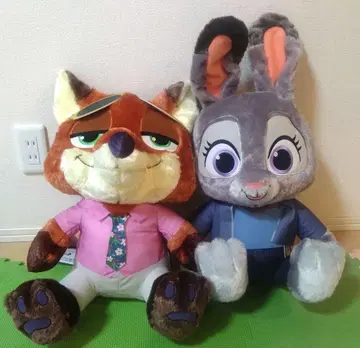 주토피아2 슈퍼 라지 봉제 인형 닉 와일드, 주디 홉스