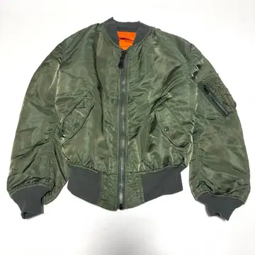 알파 구형 택 USA MA-1 플라이트 자켓 [ L ] 카키 IDEAL