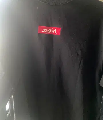 엑스걸 박스 로고 트레이닝복