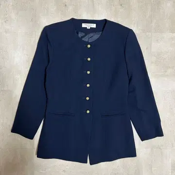 새상품급 네이비 노카라 자켓 포멀