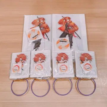 Crazy Raccoon SD 빅 아크릴 스탠드 6개 세트