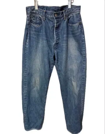 A.PRESSE 워싱 데님 와이드 팬츠 32/30