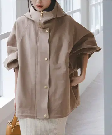 노블 하이 트위스트 더블 크로스 후디 블루종 브라운 D