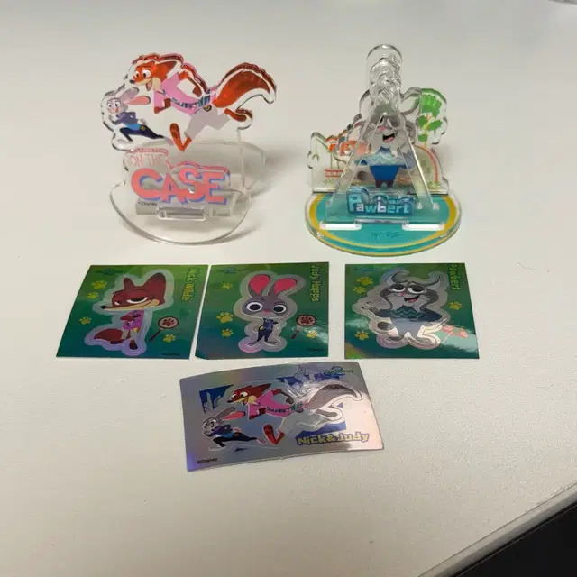 시크릿 주토피아 초콜릿 아크릴스탠드 2개일괄