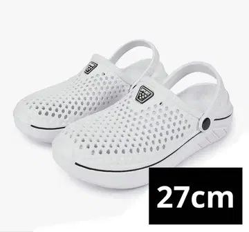 화이트 메쉬 샌들 27cm 산책 스포츠 마린 바다