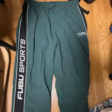 FUBU 나일론 팬츠 그린 2XL
