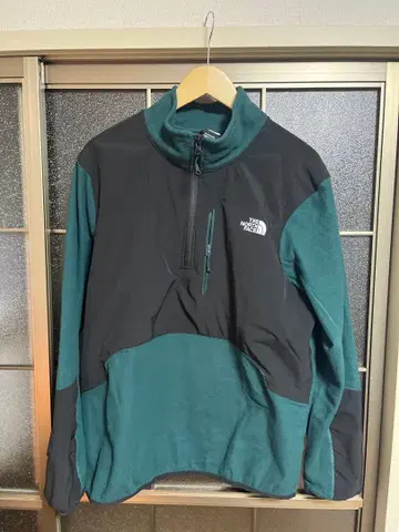 THE NORTH FACE 플리스 자켓 XL 블랙/에메랄드